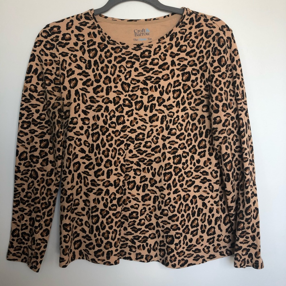 Cheers print long sleeve tee